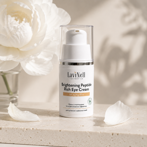 Мультипептидний крем для шкіри навколо очей Brightening Peptide Rich Eye Cream LaviNell 30 мл