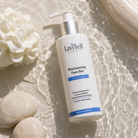 Гель для очищення шкіри BIOCLEANSING FACE GEL LaviNell 200 мл