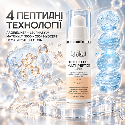 Нейропептидна сироватка проти мімічних зморшок BOTOХ EFFECT Peptide Serum  00586 фото
