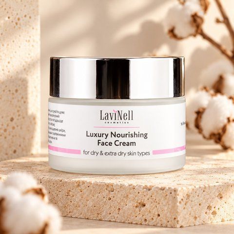 Живильний крем для сухої та дуже сухої шкіри LUXURY NOURISHING FACE CREAM 00314 фото