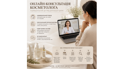 Як отримати консультацію косметолога онлайн? Індивідуальний підб