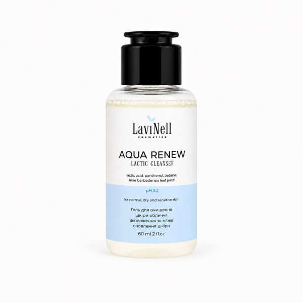 Зволожуючий гель для очищення шкіри AQUA RENEW LACTIC CLEANSER  